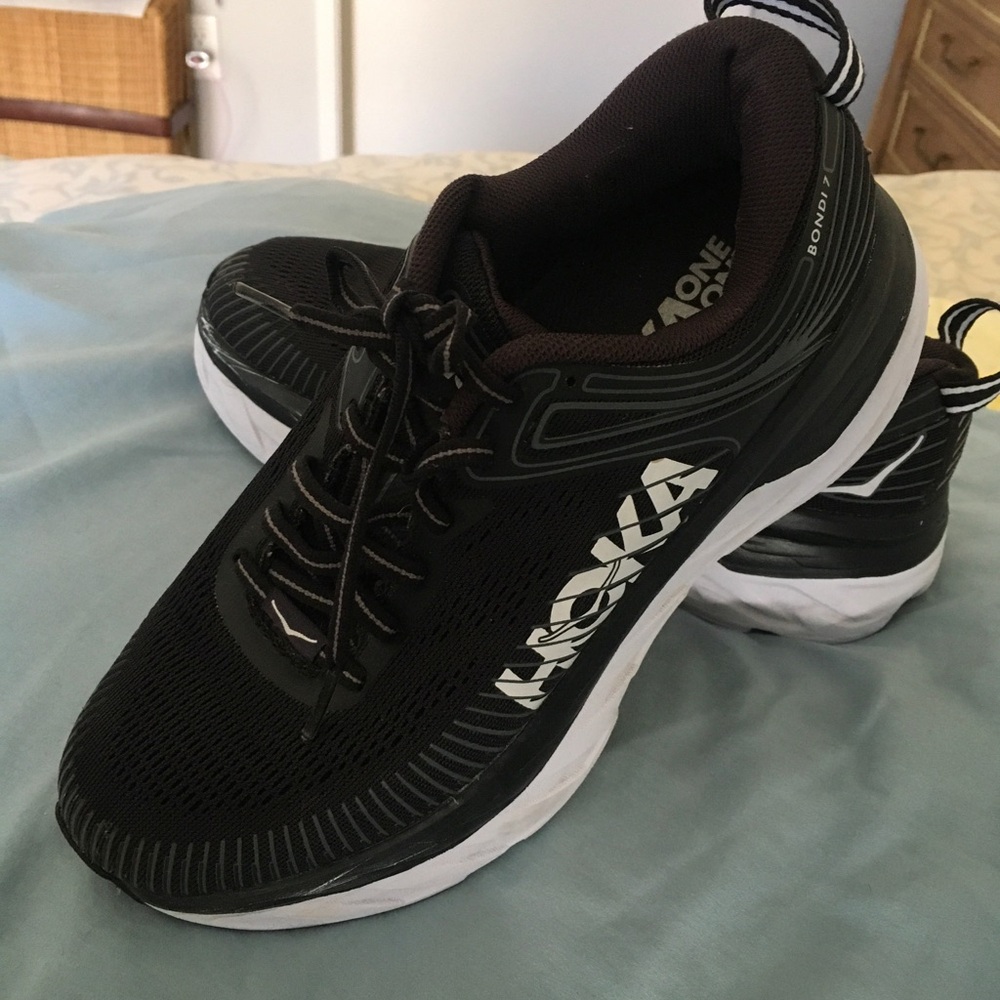 HOKA One One ~ Black Size 6.5 US